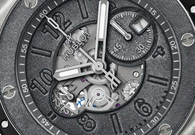 宇舶HUBLOT Big Bang Unico Berluti冷灰計時碼錶