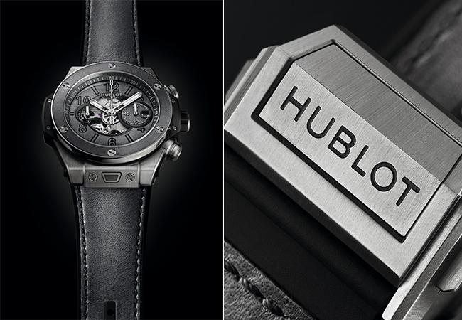 宇舶HUBLOT Big Bang Unico Berluti冷灰計時碼錶