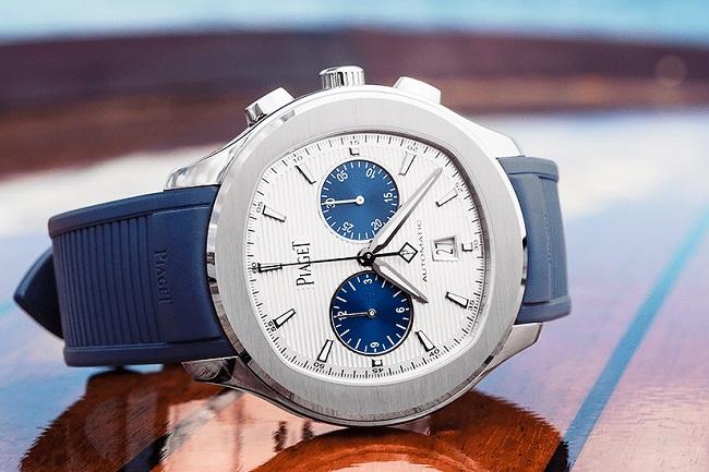 伯爵PIAGET Polo計時碼錶 藍白熊貓面的新樣貌