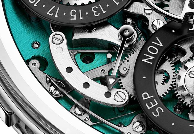 MB&F LM Perpetual EVO萬年曆鈦金屬綠面款