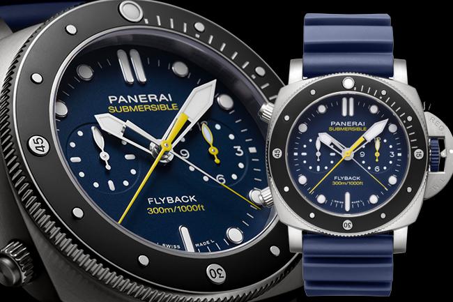 沛納海PANERAI submersible Chrono Flyback Mike Horn版專業潛水腕錶PAM01291