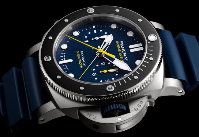 沛納海PANERAI submersible Chrono Flyback Mike Horn版專業潛水腕錶PAM01291