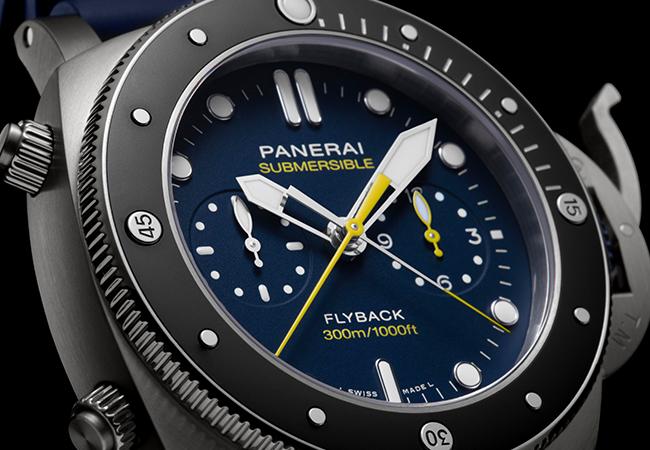 沛納海PANERAI submersible Chrono Flyback Mike Horn版專業潛水腕錶PAM01291