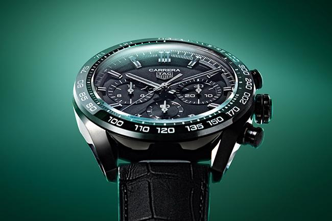 萌木色錶背！泰格豪雅Carrera H02湛黑版限量計時腕錶日本限定版