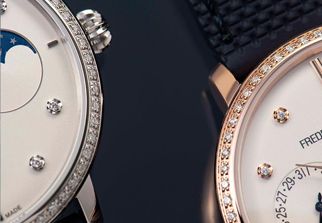 康斯登Frederique Constant Slimline Moonphase Manufacture超薄月相自製機芯腕錶 