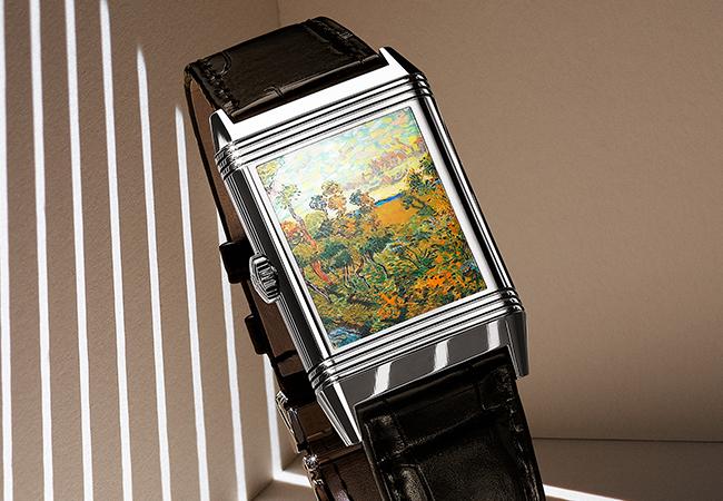 積家JAEGER-LECOULTRE Reverso Tribute Enamel Hidden Treasures－VAN GOGH翻轉系列琺瑯腕錶梵高版