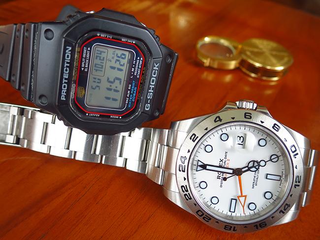 G-Shock與勞力士探險家二號ROLEX Explorer II 216570