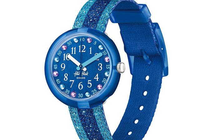 FLIK FLAK Shine in Blue腕錶