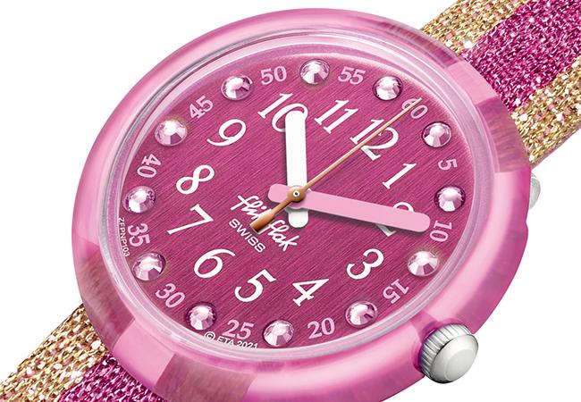 FLIK FLAK Shine in Pink腕錶