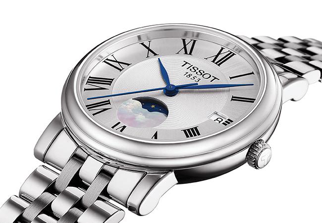 TISSOT Carson Premium Moonphase卡森系列月相女錶