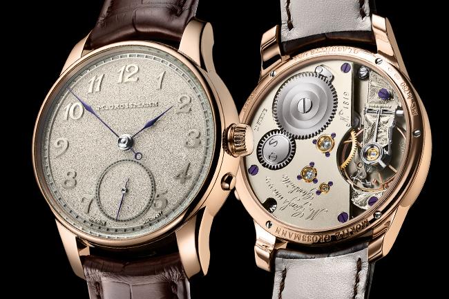 手工雕刻德國銀技法：MORITZ GROSSMANN Tremblage腕錶   