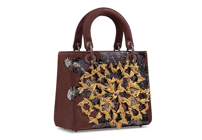 Lady Dior Johan Creten中型限量藝術提包