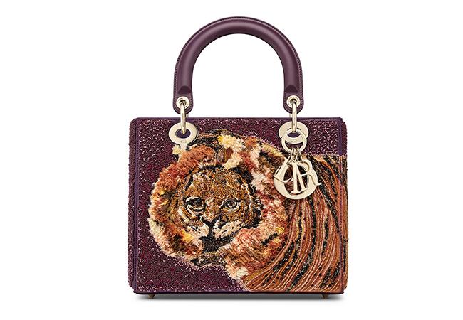 Lady Dior Genieve Figgis中型限量藝術提包