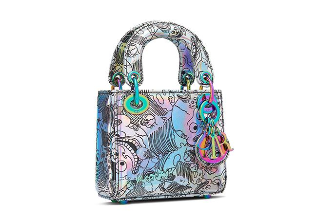 Lady Dior micro張洹限量藝術提包