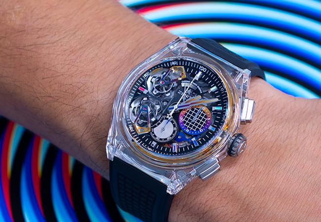 真力時Zenith x Felipe Pantone DEFY 21雙陀飛輪腕錶
