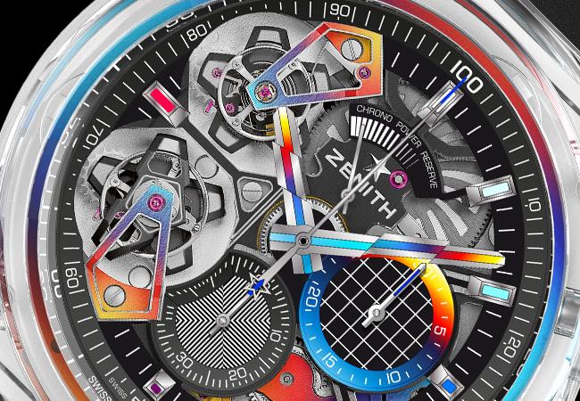 真力時Zenith x Felipe Pantone DEFY 21雙陀飛輪腕錶