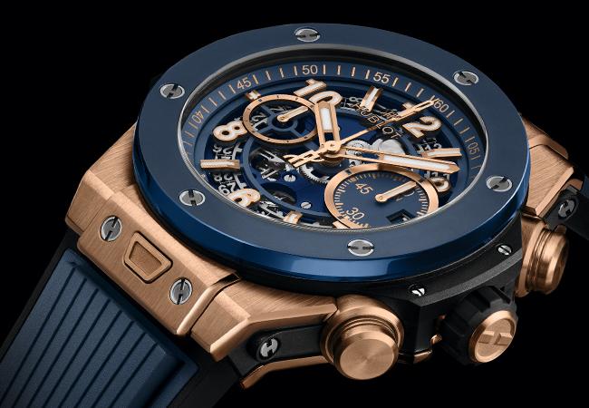 宇舶HUBLOT Big Bang Unico尊爵藍計時碼錶