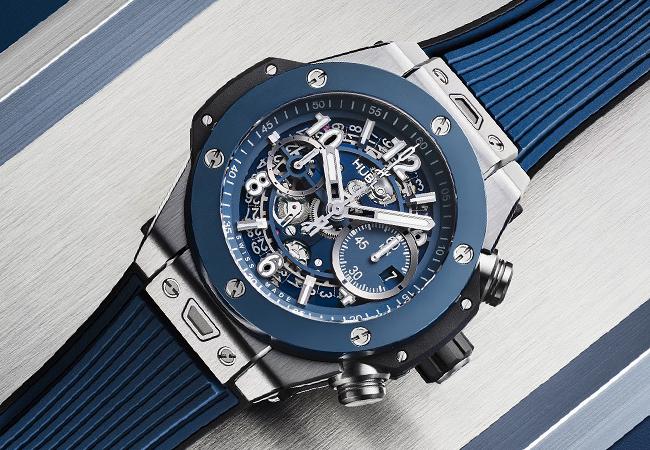 宇舶HUBLOT Big Bang Unico尊爵藍計時碼錶