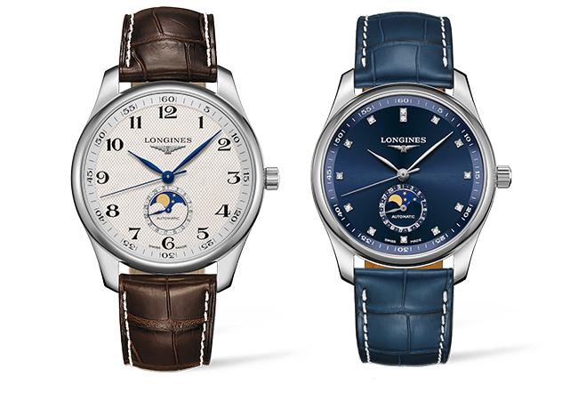 LONGINES Master巨擘系列月相腕錶