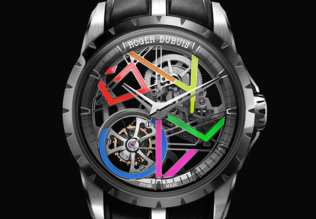 羅杰杜彼Roger Dubuis Excalibur Gully Monotourbillon鈦合金單陀飛輪腕錶 