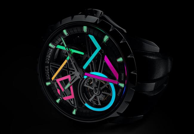 羅杰杜彼Roger Dubuis Excalibur Gully Monotourbillon鈦合金單陀飛輪腕錶 