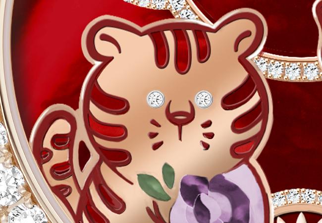 海瑞溫斯頓Harry Winston卓時Premier系列限量虎年生肖腕錶