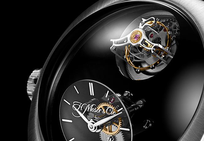 亨利慕時H.MOSER & CIE Streamliner疾速者圓柱游絲陀飛輪Only Watch腕錶 