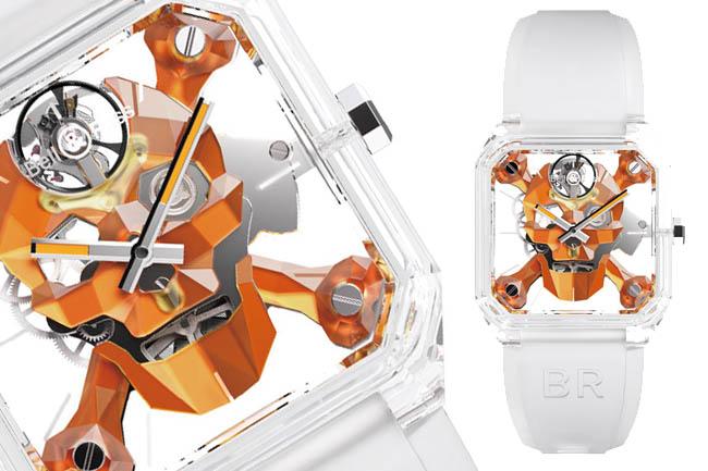 水晶橘骷髏！BELL & ROSS BR 01 Cyber Skull Only Watch 21