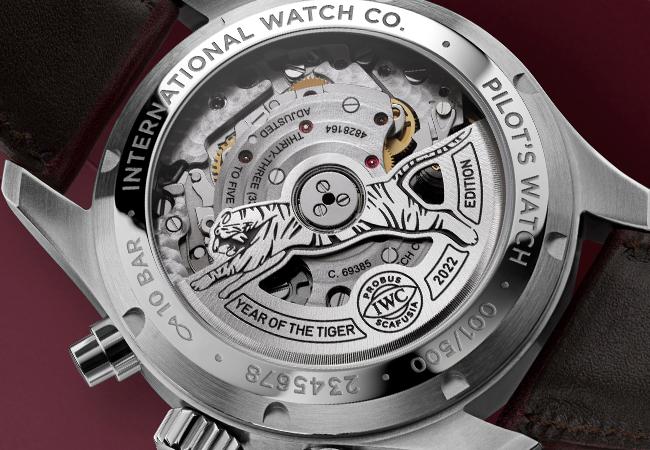 IWC萬國錶紅色飛行員計時腕錶41虎年特別版