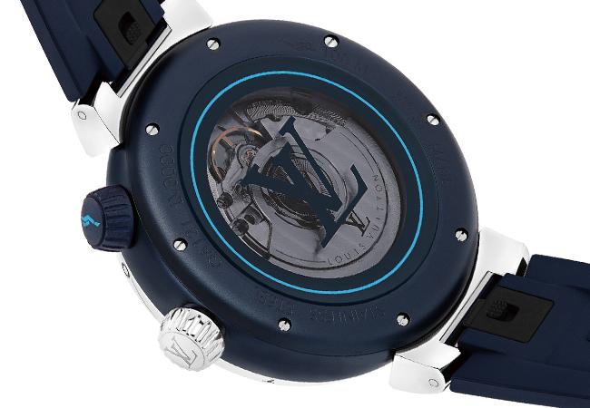 路易威登LOUIS VUITTON Tambour Street Diver Skyline Blue 