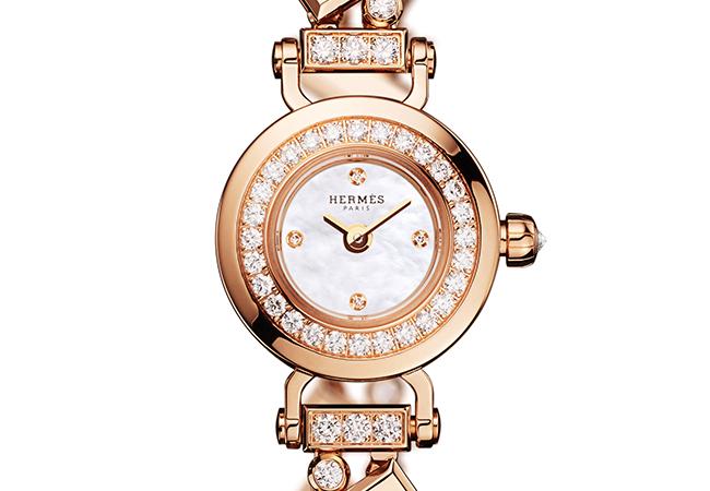 愛馬仕HERMÈS Faubourg Polka珠寶腕錶
