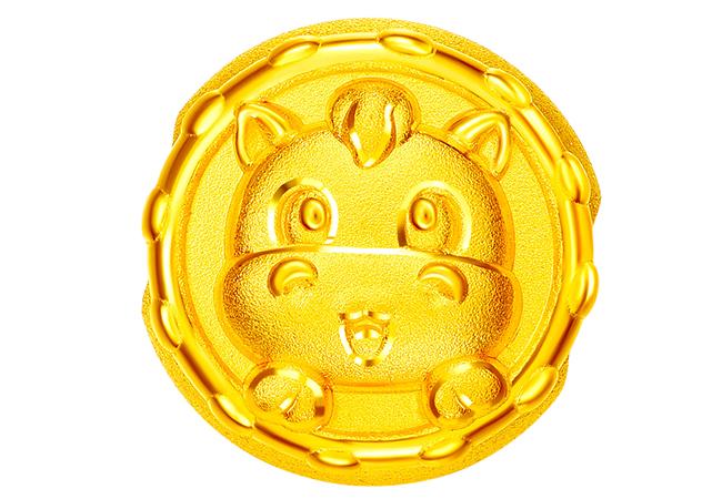 「馬」形金飾