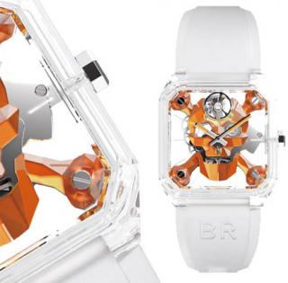 水晶橘骷髏！BELL & ROSS BR 01 Cyber Skull Only Watch 21