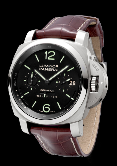 L'Astronomo Luminor 1950 Equation of Time Tourbillon Titanio