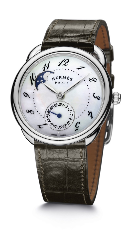HERMES Arceau 小月相腕錶