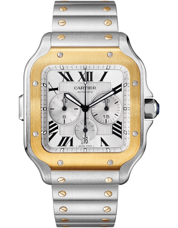 Santos de Cartier 計時碼錶超大型款