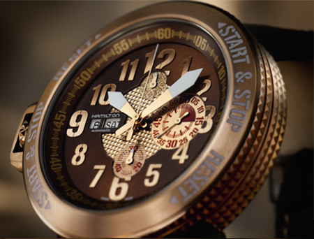Khaki BASE Jump Auto Chrono