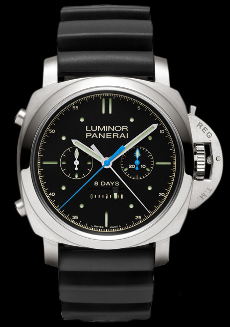 Luminor 1950 Rattrapante 8 Days Titanio